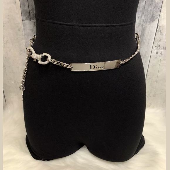 dior chain belt